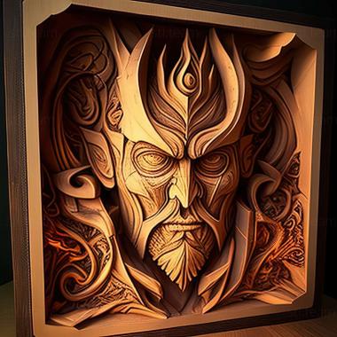 3D model World of Warcraft The Burning Crusade game (STL)